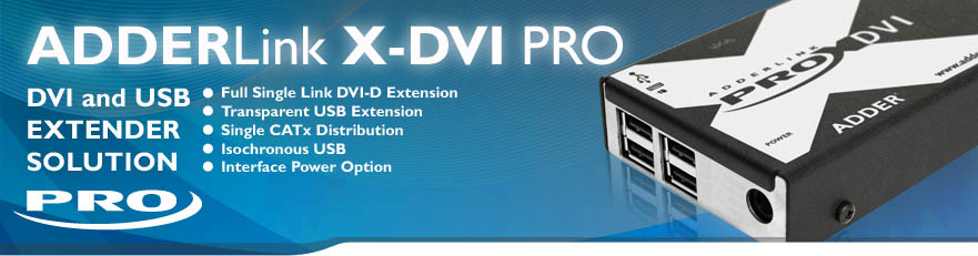 AdderLink X.DVI PRO - DVI und USB 2.0 Extender
