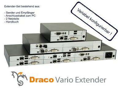 Draco vario Extender frei konfigurierbar