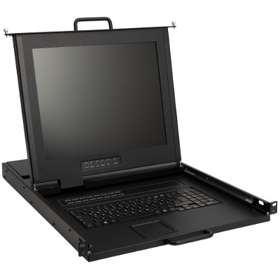 17" TFT Schublade mit 16-Port Cat5 KVM